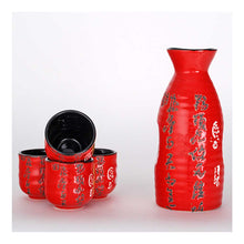 Load image into Gallery viewer, 5-Pc Sake Gift Box Set (TW-X4-1470A-BRP)